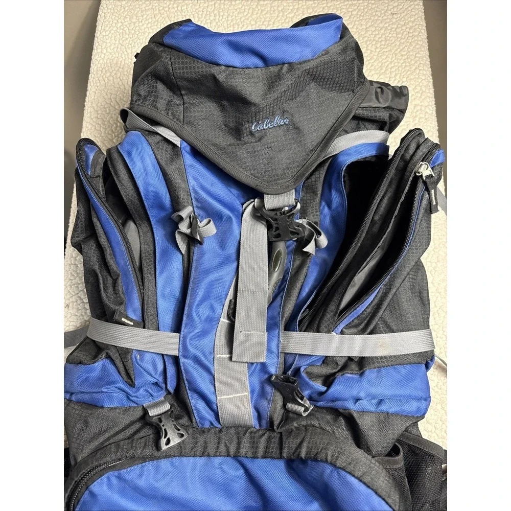 Cabela's Internal Frame Multi Day 65-75L Hiking Backpack Heavy Duty VERY NICE!!!